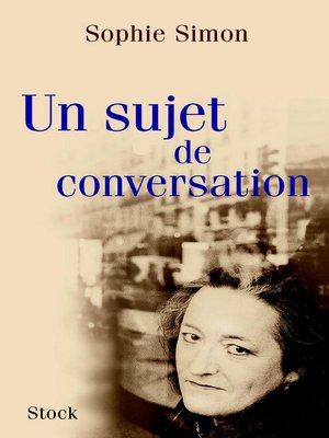 cover image of Un sujet de conversation